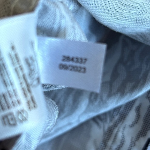 Far West Shirt Short Sleeve Men's Medium Black and White Coastal Nautical Summer - Picture 10 of 12